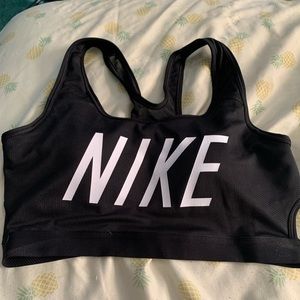 Nike Black Sports Bra large